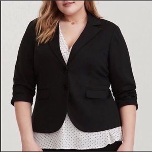 Torrid Black Studio Ponce Blazer NEW